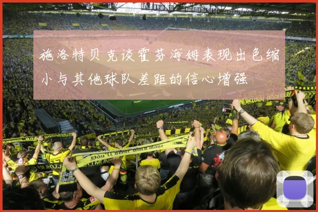 施洛特贝克谈霍芬海姆表现出色缩小与其他球队差距的信心增强